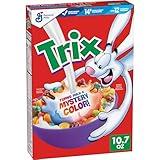 Trix Breakfast Cereal, 6 Fruity Shapes, Made with Whole Grain, 10.7 oz