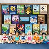 17Pcs Literary Genres Posters for Classroom Literature Bulletin Board Reading Wall Art Print Decor Supplies for High Middle School Educational Classroom