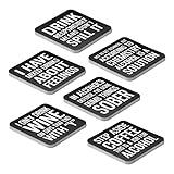 Lillian Rose Black & White Set of 36 Drinking Coasters