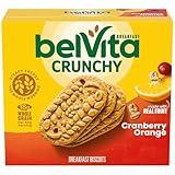 belVita Cranberry Orange Breakfast Biscuits, 5 Packs (4 Biscuits Per Pack)