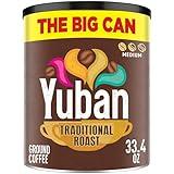 Yuban Traditional Medium Roast Ground Coffee, The Big Can, 33.4 oz Canister