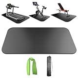 Exercise Equipment Mats For Floor,Treadmill Mat,Foldable Treadmill Mat,Walking Pad Mat For Carpet,Exercise Bike Mat,Under Elliptical Mat,Rowing Machine Mat,Mat For Tread Mill,GYM Equipment Mat