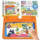 Think Academy Interactive Electronic Learning Pad - Learn-to-Read System with 70 Sound Pages, Card-Insert for Alphabet, Words, Numbers, Music, Learning Activities for Kids 3-5 Years Old
