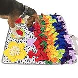 Snuffle Mat for Dogs, Nosework Feeding Blanket Sniffing Pad for Interactive Games, Foraging Puzzle Enrichment Toys for Large Small Medium Pets