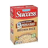 Success Boil-in-Bag Rice, Brown Rice, Quick and Easy Rice Meals, 32-Ounce Box