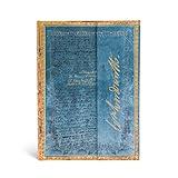 Wordsworth, Letter Quoting “Daffodils” Midi Lined Hardcover Journal, 144pg, 120GSM by Paperblanks (Embellished Manuscripts Collection)