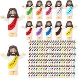 120 Pack Mini Figurines in Bulk, Little Figures to Hide Tiny Figures for Religious