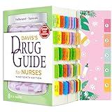 Book Tabs for Davis's Drug Guide for Nurses 19th Edition - 72 Color Coded Laminated Tabs with Guidelines - Perfect for Students and Professionals in The Medical Field (Book not Included)
