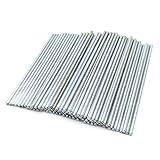 EUDAX 100Pcs STEM Toys Shaft Round Rod Axles for DIY Toy RC Car Boat Helicopter Model Part (2mmx70mm)