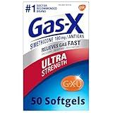 Gas-X Ultra Strength Gas Relief Softgels with Simethicone 180 mg for Bloating Relief - 50 Count