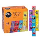 4C Powder Drink Mix Packets, PSD Variety 1 Pack, 44 Count, Singles Stix On the Go, Refreshing Sugar Free Water Flavorings (11 Each Wild Berry Pomegranate, Cranberry-Pomegranate, Fruit Punch, Lemonade)