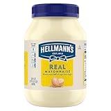 Hellmann's Mayonnaise Real Mayo 1 ct For A Creamy Sandwich Spread or Condiment Rich in Omega-3 ALA, Gluten Free 30 oz