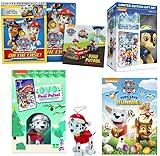 Paw Patrol Nick Jr. Ultimate 4-DVD Collection: The Great Snow Rescue / Marshall and Chase on the Case! / Pups Save the Bunnies / Pups Saves Christmas - Plus Bonus Chase Plush Doll / Ornament & Paw Patrol on the Roll Book