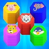 Anti Stress Relaxing Hexa Sorting Animal Puzzle 3d New Game 2025