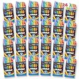 JOYIN 288 Counts Mini Chalk Set for Kids, Non-Toxic Chalks for Boys Girls 3+, School Supplies for Teachers, Goody Bag Fillers, Classroom Prizes Gifts (24 Boxes)