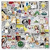 Aowplc 150 PCS Funny Meme Stickers for Adults, Sarcastic & Humorous Quote Waterproof Vinyl Decals for Laptop, Water Bottle, Phone Case, Car