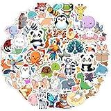 RINOLY 100 PCS Water Bottle Stickers for Kids,Waterproof Vinyl Animal Stickers for Kids,Skateboard,Laptop Stickers for Girls Boys Classroom Prizes