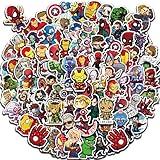 Superheros Stickers Pack, 150PCS Avenger Decals for Laptop, Comic Legends for Teens Boys Adults, Waterproof Vinyl Computer Stickers for Water Bottles, Luggage, Skateboard, Guitar