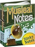 The Unemployed Philosophers Guild Musical Notes - Sheet Music Themed 3.25" by 4.25" Booklet with Self-Sticky Individual Notes Inside