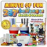 Funwares Minute of Fun Game - Minute to Win It Games for Kids, Adults, Teens, Families, Game Night, Gift for Home, Birthdays, or Travel. 2-12 Players! Original - 237 Challenges