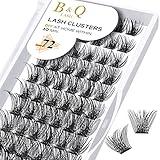 Eyelash Extensions 72 Clusters Lashes C D Curl B&Q LASH Mega Volume Individual Eyelash Extensions Wispy Lashes Cluster DIY at Home