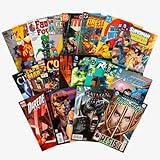Ultimate DC and Marvel Comic Book Value Pack- 20 Different Comics (10 DC,10 Marvel)- All Different- Kid/Adult Friendly w No Dupes or Inappropriate Fillers- Gift for Any Graphic Novel or Superhero Fans