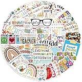 50Pcs Special Education Stickers for Adults, Teens, Teachers,Cartoon Vinyl Sticker Decals for Laptop Journaling Scrapbooking Snowboard for Kids Teens (Special)