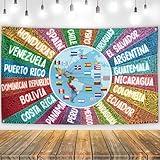 Hispanic Heritage Month Decorations Latin American Banner Spanish Classroom Decorations National Hispanic Heritage Month Decorations for Classroom Home