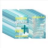 200 Pcs “Saved by Grace Through Faith” Gospel Tract Cards – Double-Sided Christian Evangelism Cards with Salvation Plan and Scripture Verses, Faith Sharing Postcards for Ministry Use
