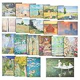 The Gifted Stationary 20 Pack Monet Artist Posters for Office, Dorm, Apartment, 13x19 in - Wall Art - Wall Decor - Room Decor Aesthetic