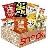 Frito Lay Snack Time Favorites with Baked, Smartfood, Sunchips and Quaker Chewy Granola Bars Variety Pack, (Pack of 40)