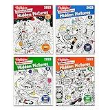 Highlights Hidden Pictures 2023 Special Edition Activity Books for Kids Ages 6 and Up - 4-Book Set of Travel-Friendly Seek-and-Find Activities with Hundreds of Hidden Objects