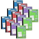 Mead Primary Composition Book, 12 Pack, Primary Ruled Journal, Grades K-2, 7-1/2" x 9-3/4", 100 Sheets per Comp Book, Assorted Colors (610054-ECM)