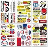 Cars Motor Drag Racing Lot 6 Vinyl Graphic Decals Stickers D6095
