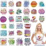 Funny Iron on Transfers for T-Shirts, 30 Pcs Funny DTF Transfers Ready to Press, Sarcasm Quotes Iron on Decals, Humorous Heat Transfer Vinyl for Bag Pillow Clothing