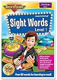 Sight Words Level 1 DVD by Rock 'N Learn: 60+ words includes all pre-primer Dolch words and many Fry words