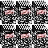 Bedwina Top Secret Mini Notebooks for Kids Party Favors - (Pack of 24) Spiral Small Notebook Pads for Murder Mystery Party Decor, Secret Agent Spy or Crime Detective Themed Parties, Goody Bag Notepads