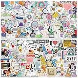 200PCS Math and Science Stickers-100Pcs Math and 100Pcs Natural Science Stickers for Teachers Students, Vinyl Waterproof Stickers for Water Bottle Laptop Guitar Gifts for Teens Kids
