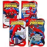 Marvel Spiderman Board Book Set - 4 Amazing Superhero Board Books for Boys & Girls