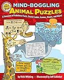 Mind-Boggling Animal Puzzles: A Treasury of Fabulous Facts, Secret Codes, Games, Mazes, and More! (Happy Fox Books) Fun Activities, Word Searches, & Brain Teasers to Help Kids 5-10 Learn About Animals