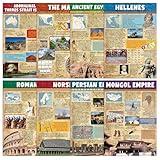 8Pcs Ancient Civilizations Poster Ancient History Posters Educational World History Classroom Decorations Learning Materials Social Studies for Middle High School Library Homeschool Wall Art Prints