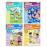 Highlights My First Hidden Pictures 2023 Activity Books for Kids Ages 3-6, 4-Book Set of Travel-Friendly Screen Free Seek and Find Fun with Stickers