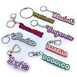 Personalized Keychain Tag, Durable Hard Plastic Luggage Tag, Bag Tag Customizable Colors & Fonts, Cute Water Bottle ID Tag & Nametag, Kids' Book Bag Tag, Child Party Favors Gift