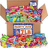 A Great Surprise Assorted Candy Mix - 7 Pound BOX - Individually Wrapped Candies - Pinata Candy Mix