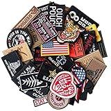 J.CARP 10 Pieces Random Patches, Military Funny Patch, Full Embroidered Appliques for Tactical Gear