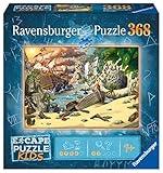Ravensburger Escape Kids Puzzle - Pirate’s Peril | 368 Piece Jigsaw Game for Kids | Engaging Storyline with Hidden Riddles | Quality Materials, Matte Finish | FSC Certified, Climate Pledge Friendly