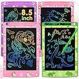 4 Pack LCD Writing Tablet for Kids, 8.5 Inch Colorful Doodle Board Drawing Pad, Educational Learning Travel Toys Birthday Gifts for Boys Girls Age 3 4 5 6 7 8