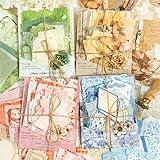 Alideco 400pcs Scrapbook Paper Vintage basic and versatile Scrapbooking Paper for Journaling Supplies, Decorative Craft Paper for Junk Journals (zhijianyouju)