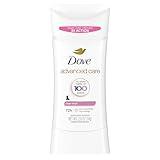 Dove Advanced Care Antiperspirant Deodorant Stick for Soft, Resilient Skin, Clear Finish with No White Marks and 72-Hour Sweat & Odor Protection, 2.6 oz