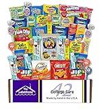 College Care Package Snack Box - 42 Count - Snack Packs for Boys Girls Men Women Students Soldiers - Camp Care Packages for College Students - Gift Basket - Snack Boxes from The LakeHouse